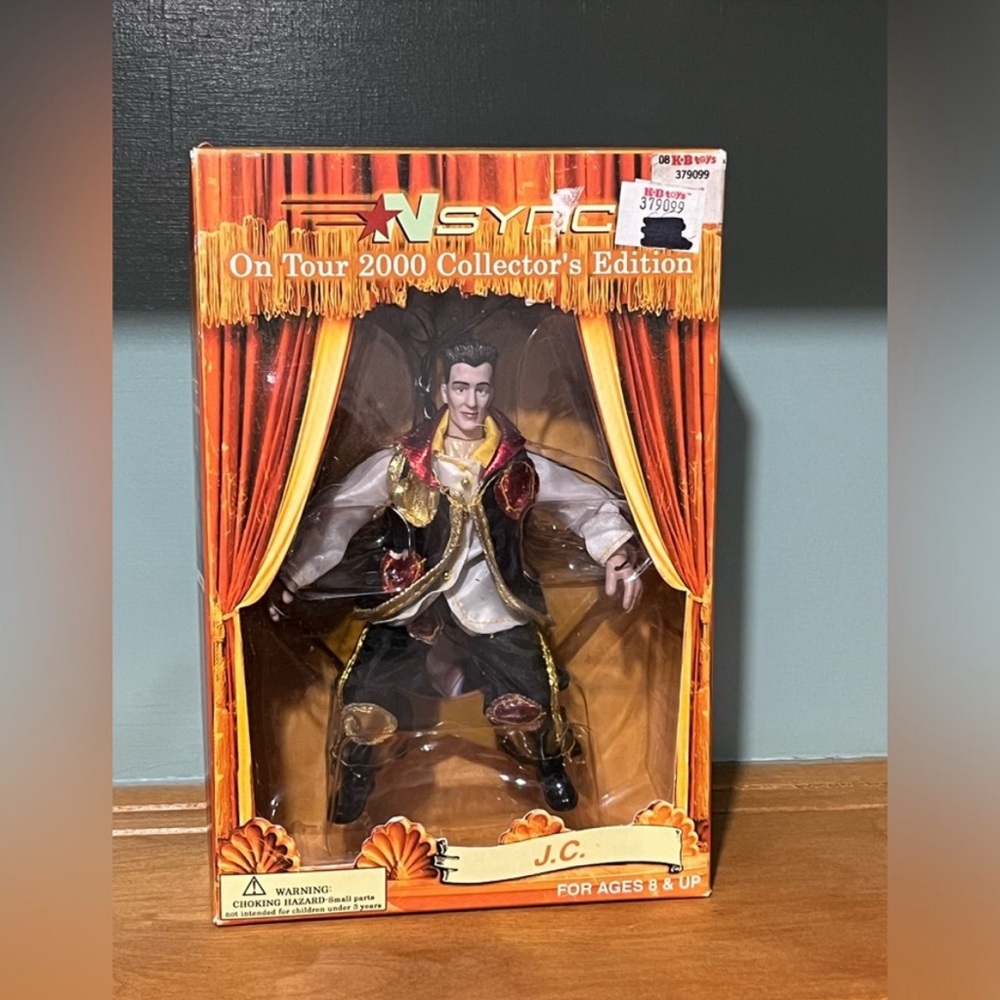 NSync On Tour 2000 Collector's Edition J.C. Chasez Marrionette Doll In Box